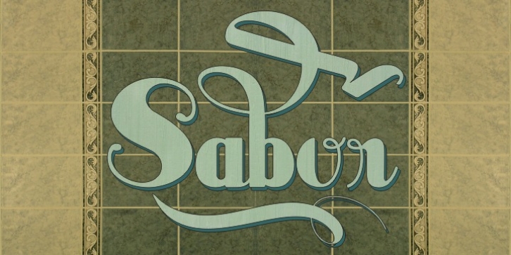 Sabor font preview