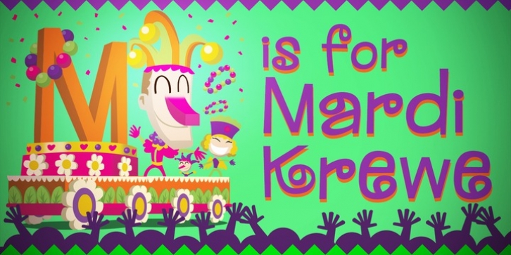 MardiKrewe PB font preview