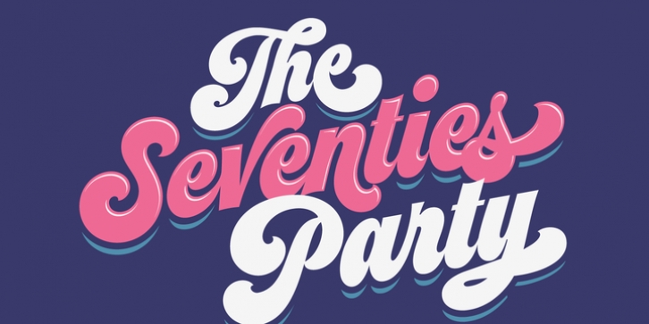 Seventies font preview