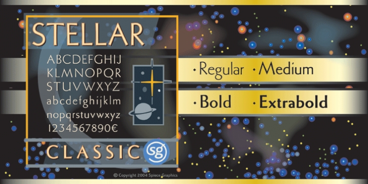 Stellar Classic SG font preview