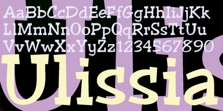 Ulissia font preview