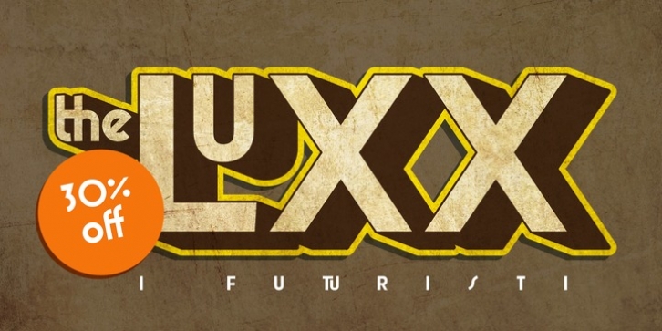 theLUXX font preview