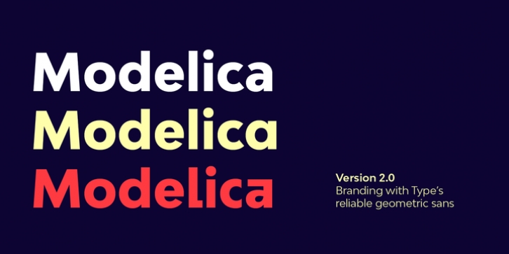 Bw Modelica font preview