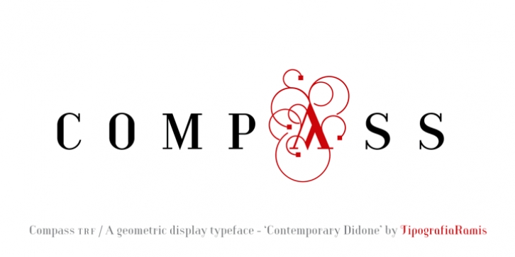 Compass TRF font preview