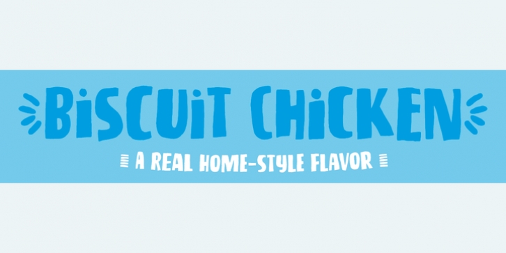 Biscuit Chicken font preview