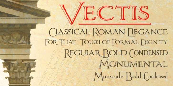Vectis font preview