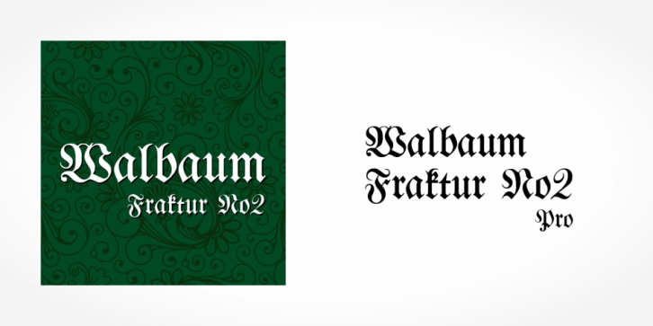 Walbaum Fraktur No2 Pro font preview