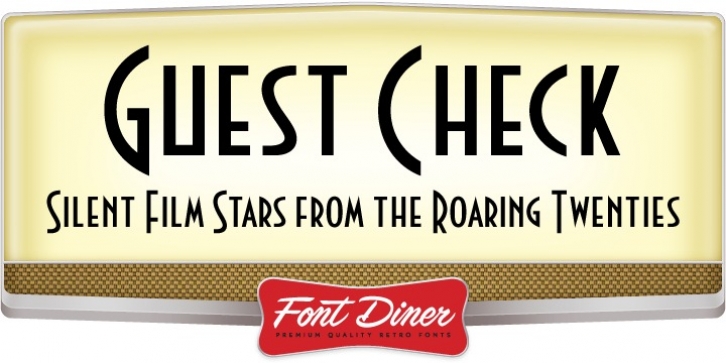Guest Check font preview