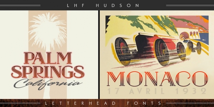 LHF Hudson font preview
