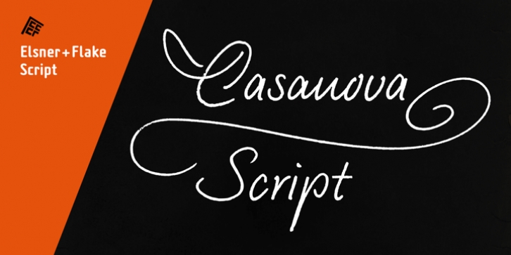 EF Casanova Script Pro font preview