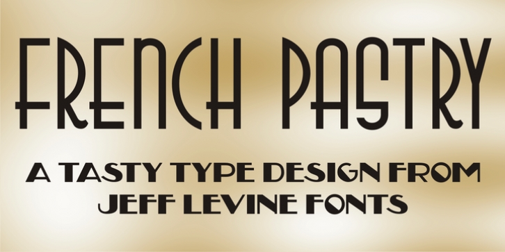French Pastry JNL font preview