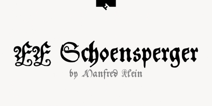 FF Schoensperger font preview