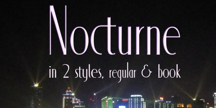 Nocturne font preview