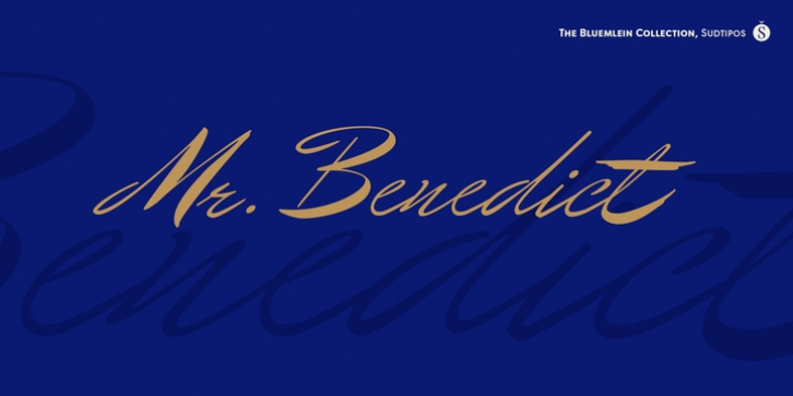 Mr Benedict Pro font preview