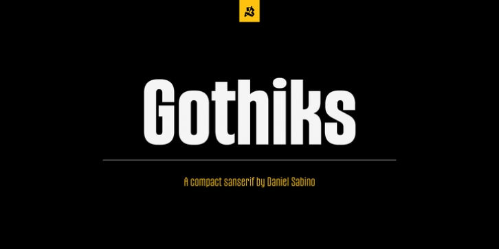 Gothiks font preview