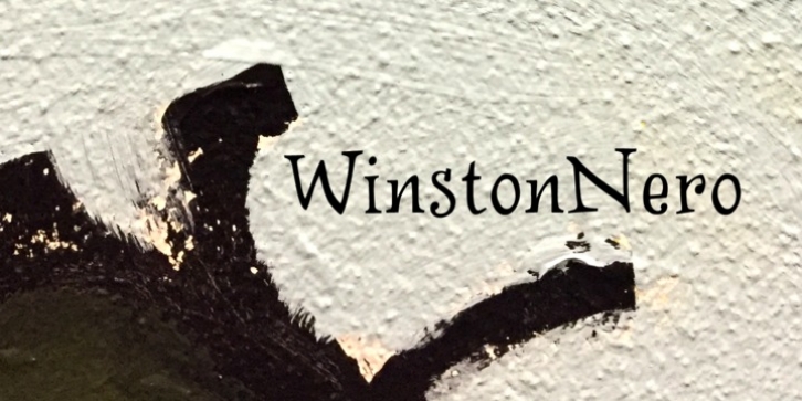 WinstonNero font preview