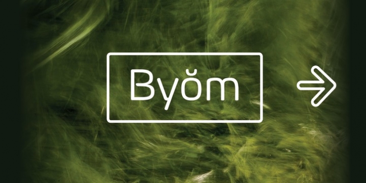 Byŏm font preview
