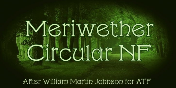 Meriwether Circular NF font preview