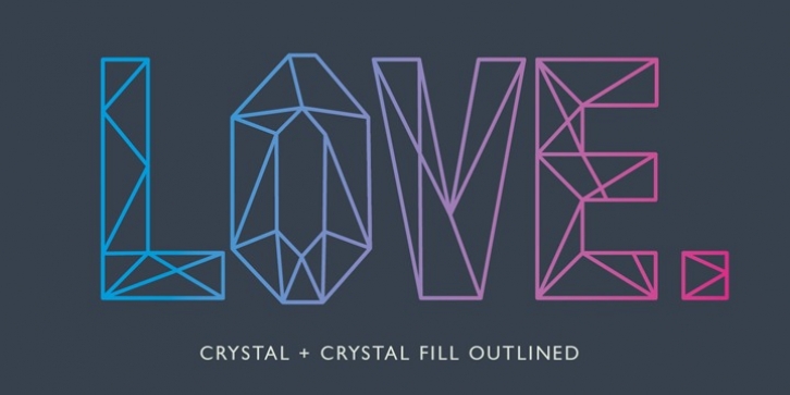 Crystal font preview