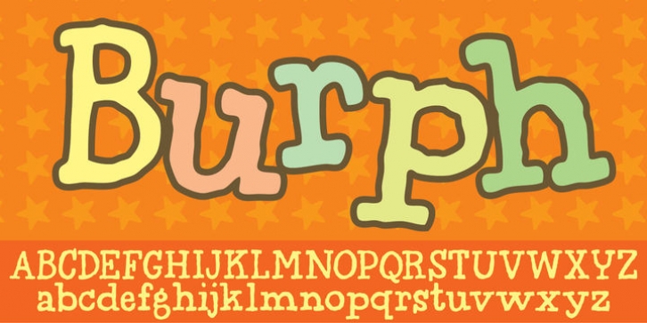 Burph font preview