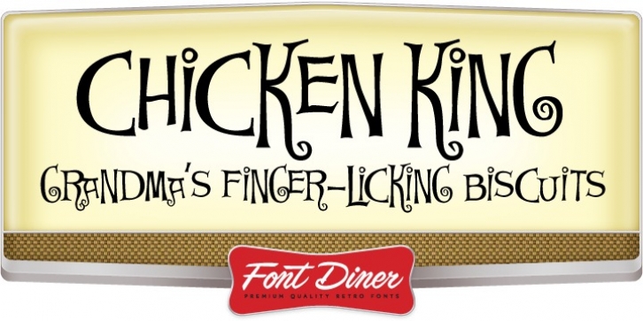 Chicken King font preview