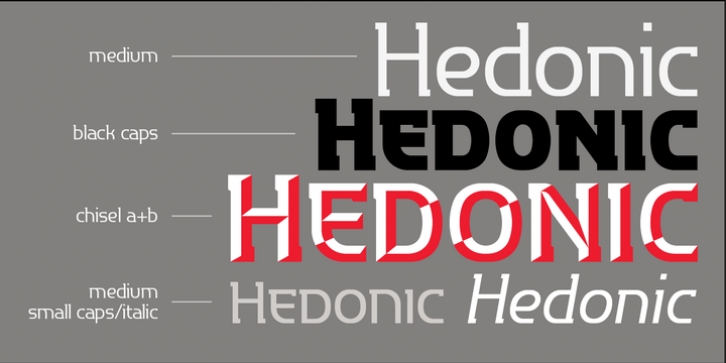 P22 Hedonic font preview