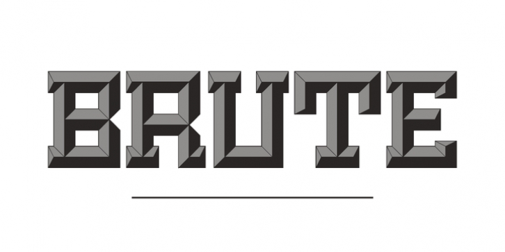 Brute font preview