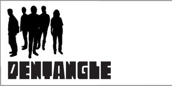 Pentangle font preview