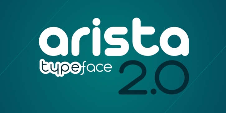 Arista 2.0 font preview