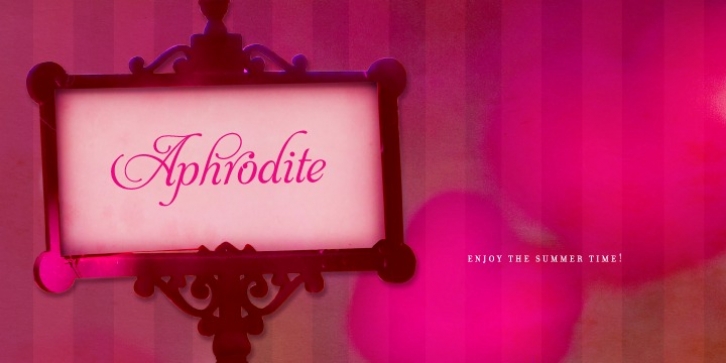 Aphrodite Pro font preview
