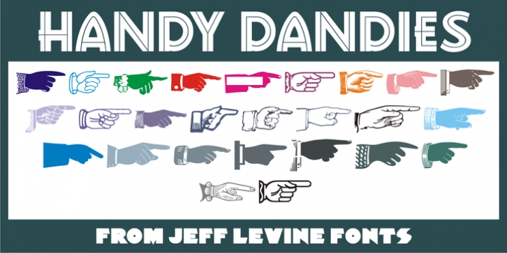 Handy Dandies JNL font preview