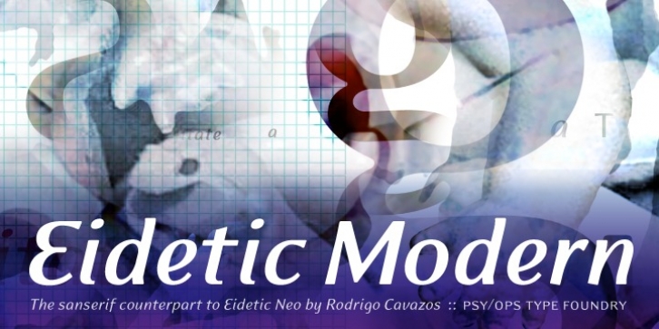 Eidetic Modern font preview