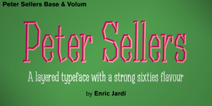 Peter Sellers font preview