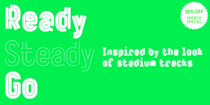 ReadySteadyGo font preview
