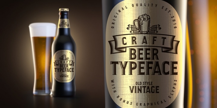 Craft Beer font preview