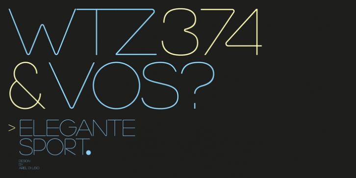 Marzo font preview