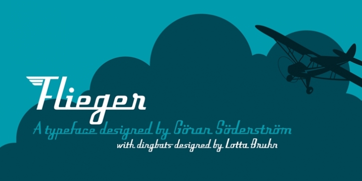 Flieger Pro font preview