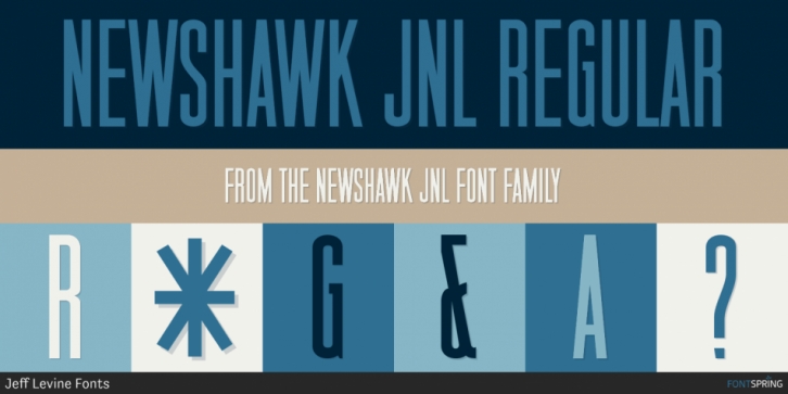 Newshawk JNL font preview