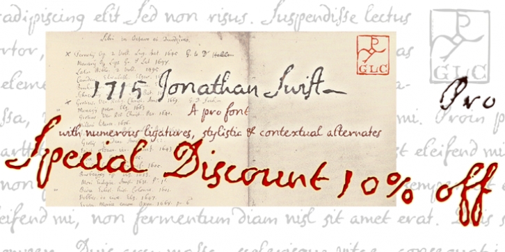 1715 Jonathan Swift font preview