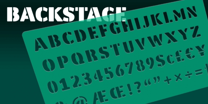 Backstage font preview