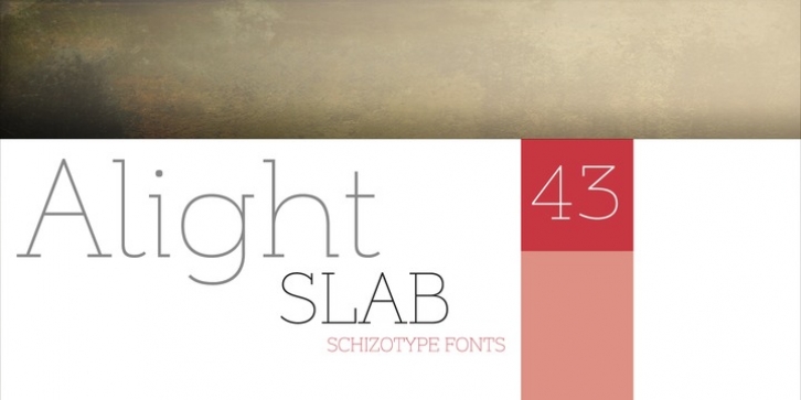 Alight Slab font preview