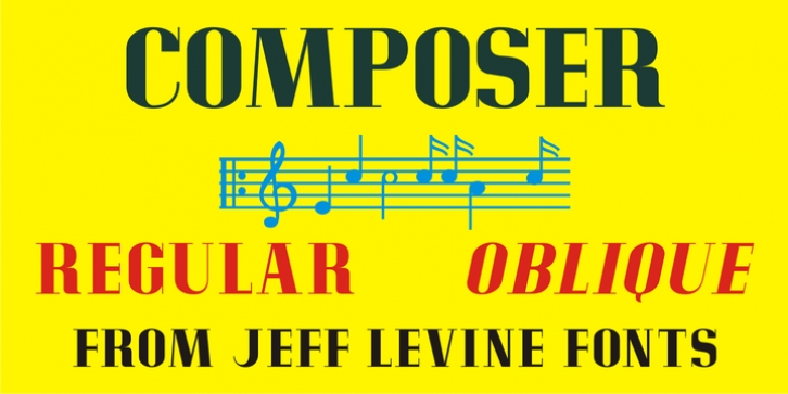Composer JNL font preview