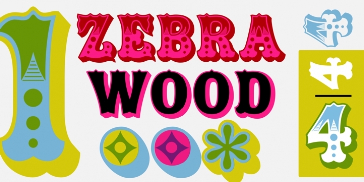 Zebrawood font preview