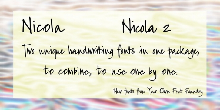 Nicola YOFF font preview