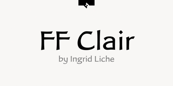 FF Clair font preview