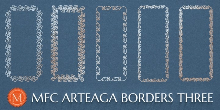 MFC Arteaga Borders Three font preview