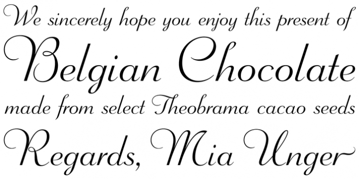 Wagner Script font preview