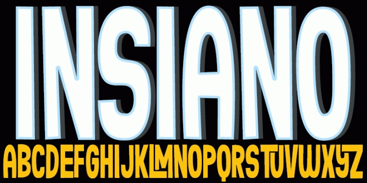 Insiano font preview
