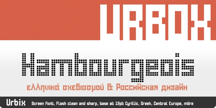 Urbox font preview