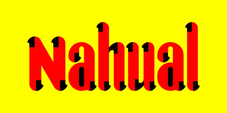 Nahual Claw font preview